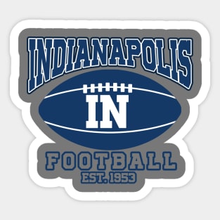 Indianapolis Football Team Sticker